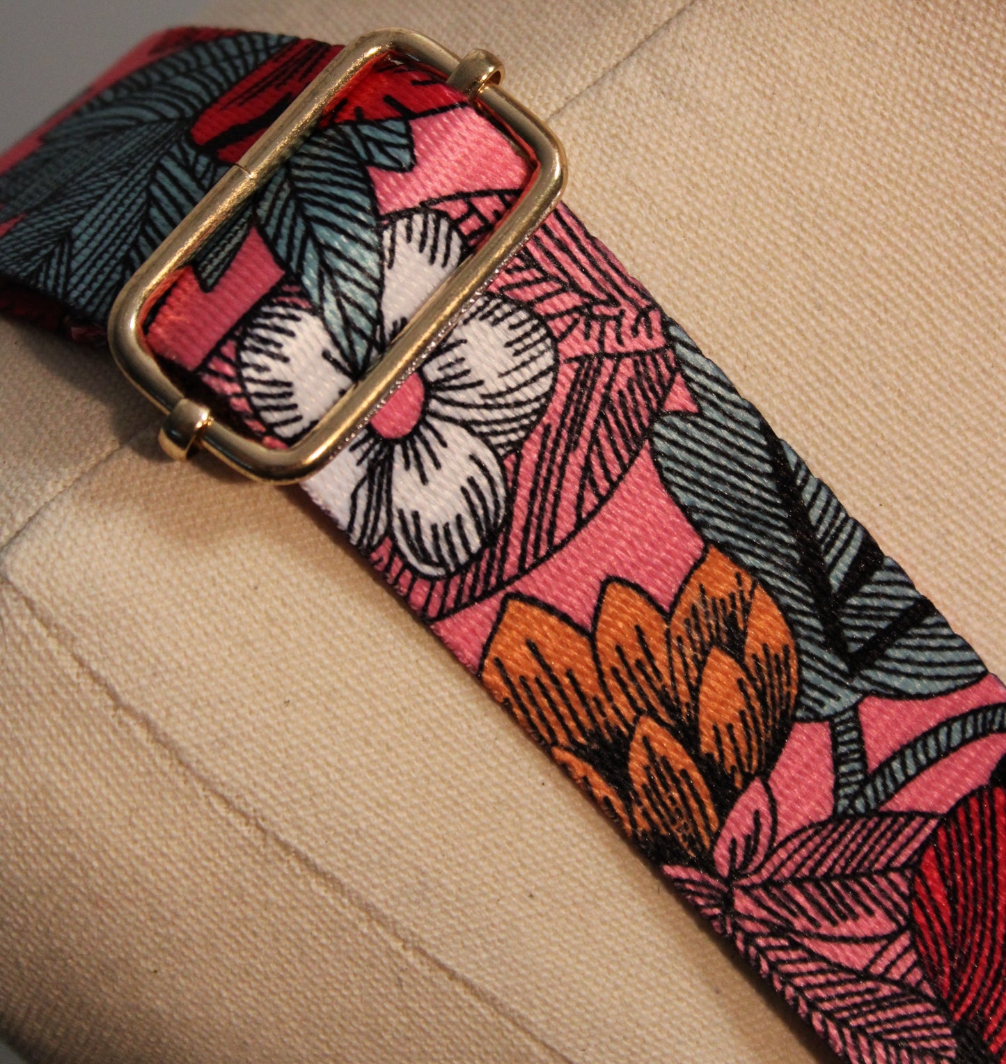 Bag Strap - Pink Floral