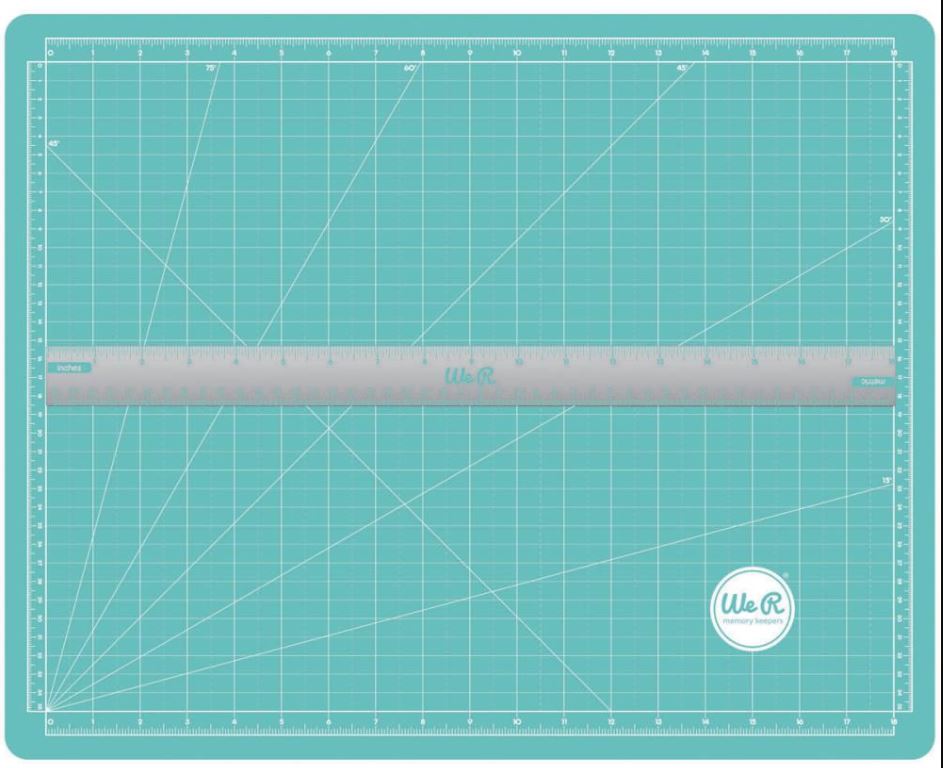 We R Memory Keepers Magnetic Cutting Mat and Ruler Set